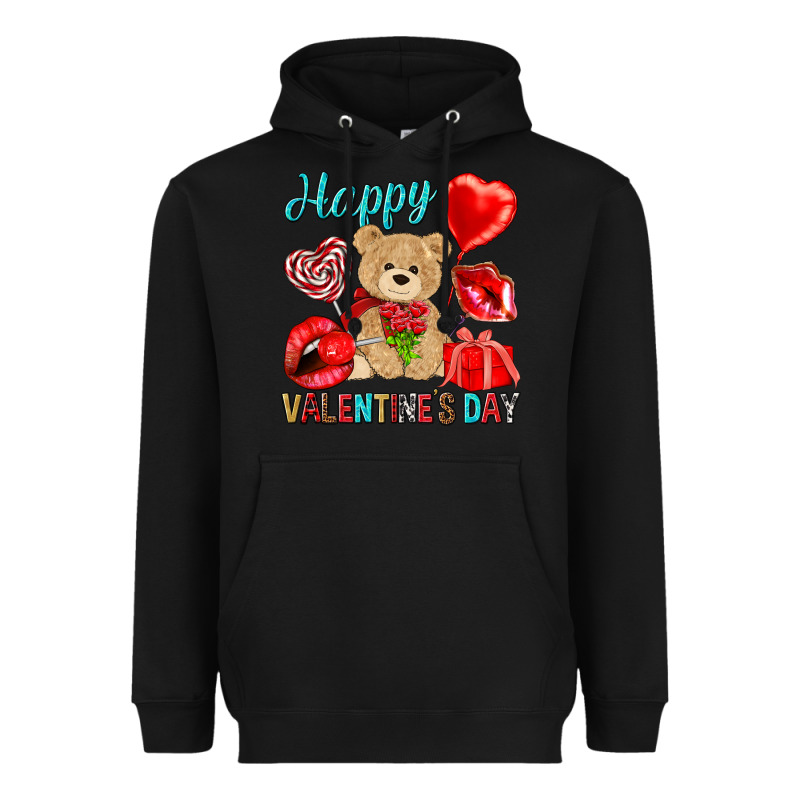 Happy Valentines Day Valentine's Day Heavyweight Hoodie by HowdyJamesFarm | Teevron