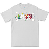 Dove Grey love tooth and tooth fairy Premium Tee - AdoDesignShop