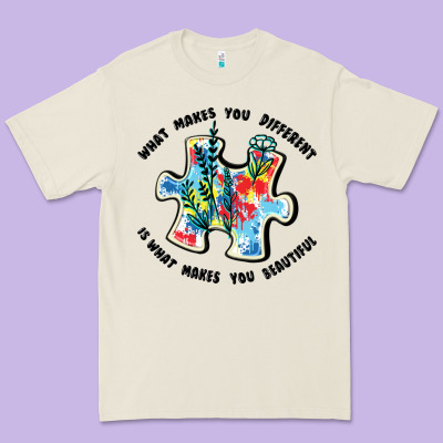 What Makes You Different Is What Makes You Beautif Premium Tee Designed By Jahusdesignshop