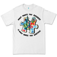 White what makes you different is what makes you beautif Premium Tee - JahusDesignShop