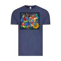 Vintage Denim autism awareness Vintage Tee - MaliasSmallBusiness