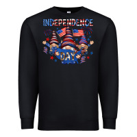 Black Independence Day with gnomies Premium Sweatshirt - HowdyJamesFarm