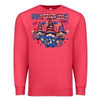 Cardinal Independence Day with gnomies Premium Sweatshirt - HowdyJamesFarm