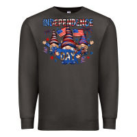 Smoke Independence Day with gnomies Premium Sweatshirt - HowdyJamesFarm