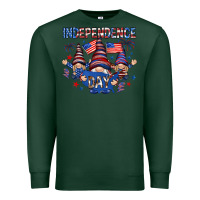 Sports Green Independence Day with gnomies Premium Sweatshirt - HowdyJamesFarm