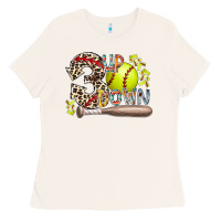 Bone three up down softball Ladies Tee - RacoonDesign