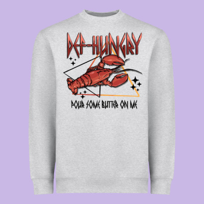 Def Hungry Pour Dome Butter On Me Heavyweight Sweatshirt Designed By Maliassmallbusiness