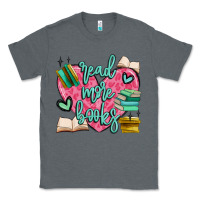 Charcoal Heather read more books Classic Tee - MaliasSmallBusiness