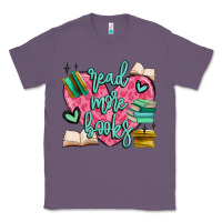 Lavender read more books Classic Tee - MaliasSmallBusiness