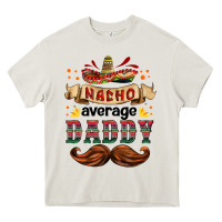 Cream nacho average daddy Heavy Core Tee - HRA Design Shop