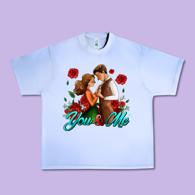 You And Me Urban Heavy Tee Designed By Adodesignshop