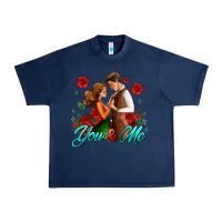 Navy you and me Urban Heavy Tee - AdoDesignShop