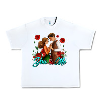White you and me Urban Heavy Tee - AdoDesignShop