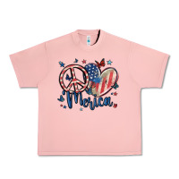 Peace Love 'merica Urban Heavy Tee | Teevron