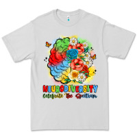 Dove Grey neurodiversity celebrate the spectrum Premium Tee - JahusDesignShop