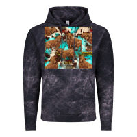 Cloud Black astec cowhide highlands cow Vintage Hoodie - BarkalooDesign