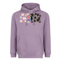 Lavender gothic girl and colorful girl best friends with Heavyweight Hoodie - TumblerDesignByShophia