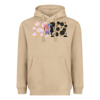 Mushroom gothic girl and colorful girl best friends with Heavyweight Hoodie - TumblerDesignByShophia