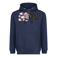 Navy gothic girl and colorful girl best friends with Heavyweight Hoodie - TumblerDesignByShophia