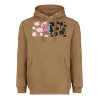 Toasted Coconut gothic girl and colorful girl best friends with Heavyweight Hoodie - TumblerDesignByShophia