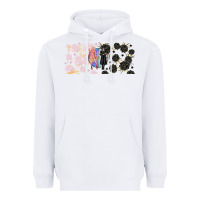 White gothic girl and colorful girl best friends with Heavyweight Hoodie - TumblerDesignByShophia
