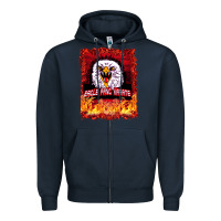 Navy Eagle Fang Karate Zipper Hoodie - Bettercallsaul