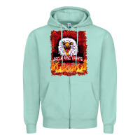 Seafoam Eagle Fang Karate Zipper Hoodie - Bettercallsaul
