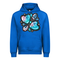 Cobalt American gemstone Urban Hoodie - FaDigitalArtStudio