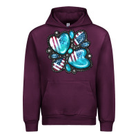 Mauve Wine American gemstone Urban Hoodie - FaDigitalArtStudio