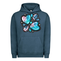 Pigment Midnight Navy American gemstone Urban Hoodie - FaDigitalArtStudio