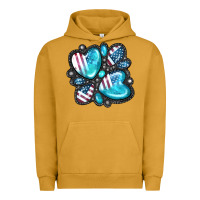 Pigment Peanut Butter American gemstone Urban Hoodie - FaDigitalArtStudio