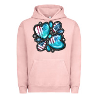 Pigment Salmon American gemstone Urban Hoodie - FaDigitalArtStudio