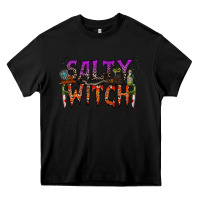Black salty witch Heavy Core Tee - RacoonDesign