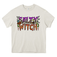 Cream salty witch Heavy Core Tee - RacoonDesign