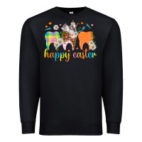 Black Happy Easter Dental Easter Day Premium Sweatshirt - HowdyJamesFarm