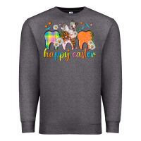 Charcoal Heather Happy Easter Dental Easter Day Premium Sweatshirt - HowdyJamesFarm
