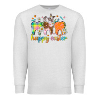 Oatmeal Heather Happy Easter Dental Easter Day Premium Sweatshirt - HowdyJamesFarm