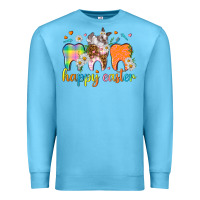 Ocean Blue Happy Easter Dental Easter Day Premium Sweatshirt - HowdyJamesFarm