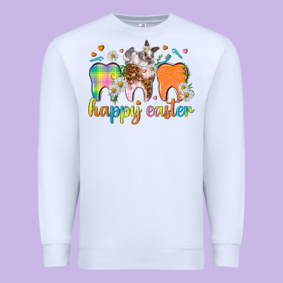 Happy Easter Dental Easter Day Premium Sweatshirt Designed By Howdyjamesfarm