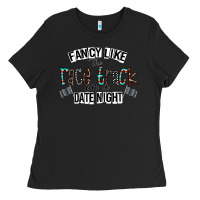 Black fancy like the race track on a date night Ladies Tee - CowhideDigitalArt