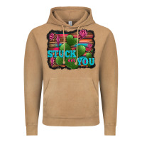 Vintage Camel stuck on you heart cactus serape leopard background Vintage Hoodie - Jasminsmagicworld