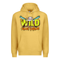Antique Gold Wild about Softball Premium Hoodie - HowdyJamesFarm