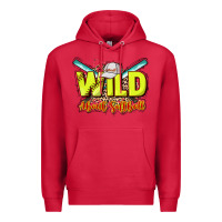 Cardinal Wild about Softball Premium Hoodie - HowdyJamesFarm
