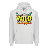 Dove Grey Wild about Softball Premium Hoodie - HowdyJamesFarm