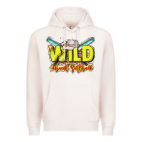 Pale Pink Wild about Softball Premium Hoodie - HowdyJamesFarm