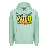 Seafoam Wild about Softball Premium Hoodie - HowdyJamesFarm