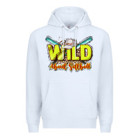 White Wild about Softball Premium Hoodie - HowdyJamesFarm