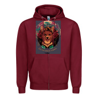 Burgundy See You Space Cowboy Zipper Hoodie - Bettercallsaul