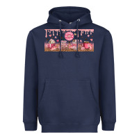 Navy Cafecito y Chisme Heavyweight Hoodie - TumblerDesignByShophia