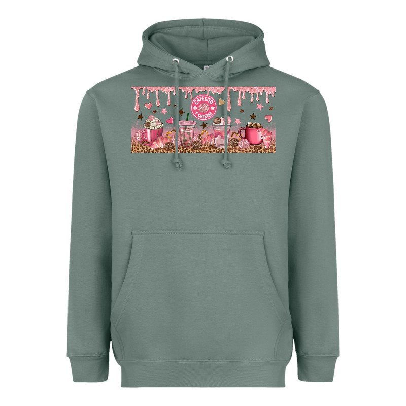Cafecito Y Chisme Heavyweight Hoodie by TumblerDesignByShophia | Teevron